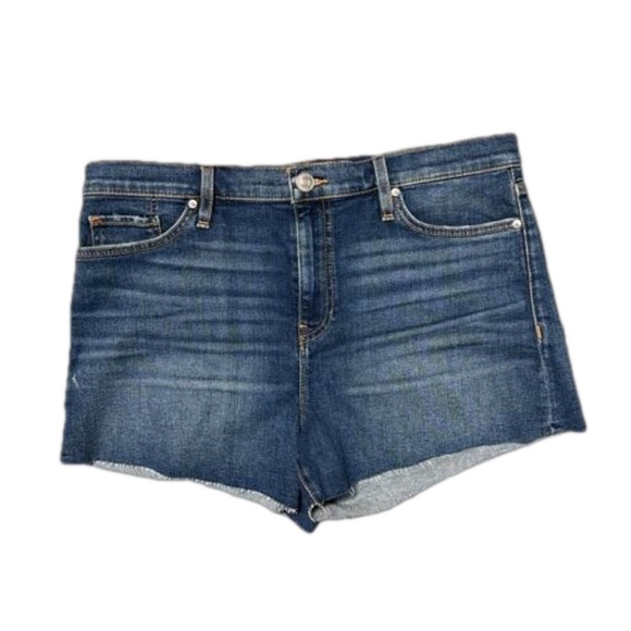 Hudson Gemma Midrise Cut-Off Denim Shorts - Picture 1 of 13